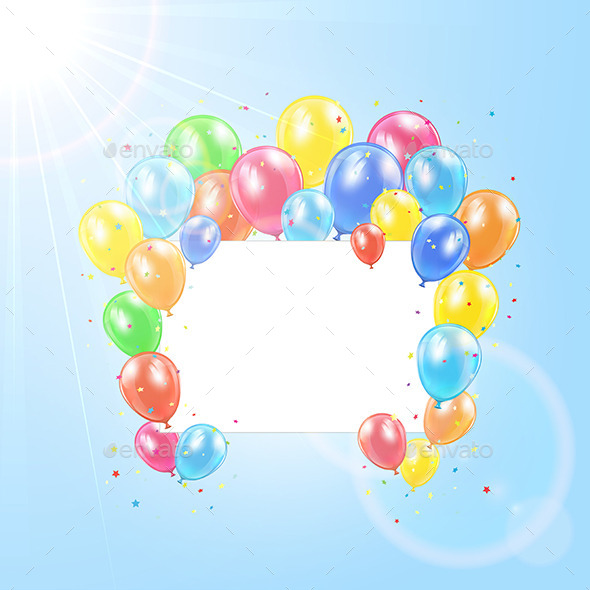 GraphicRiver Balloon Background 11051652 GraphicRiver Balloon Background 11051652