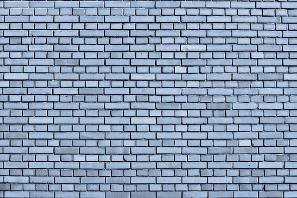 cerulean blue colored brick wall background