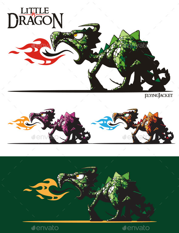 GraphicRiver Little Dragon Illustration 11052724 GraphicRiver Little Dragon Illustration 11052724