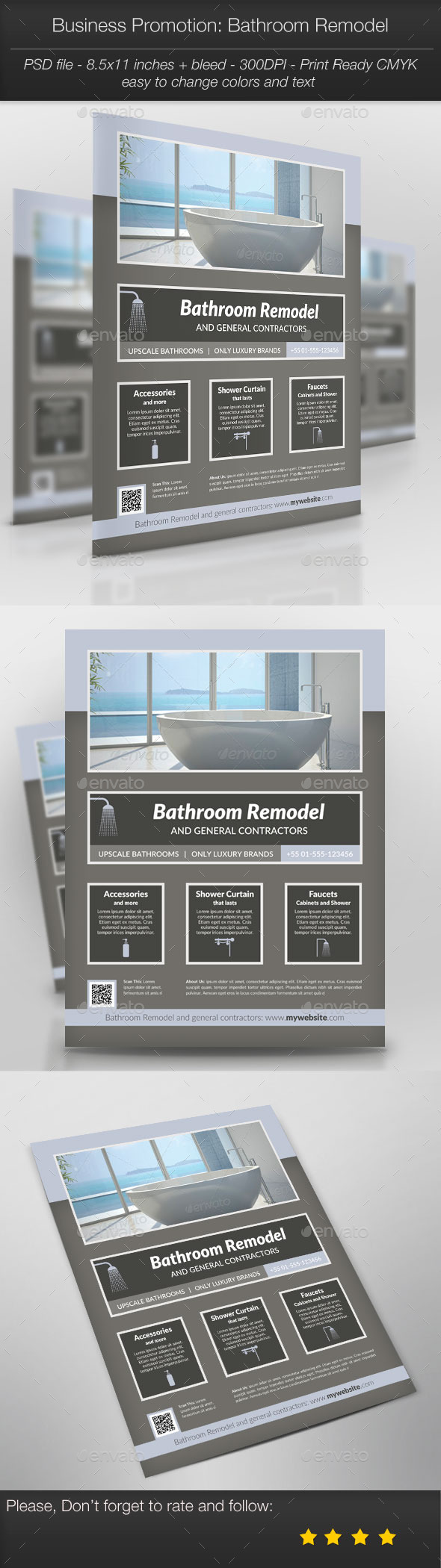 GraphicRiver Business Promotion Bathroom Remodel 11052940 GraphicRiver Business Promotion Bathroom Remodel 11052940