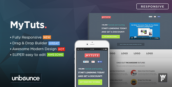 ThemeForest MyTuts Education Unbounce Template 11053619 ThemeForest MyTuts Education Unbounce Template 11053619
