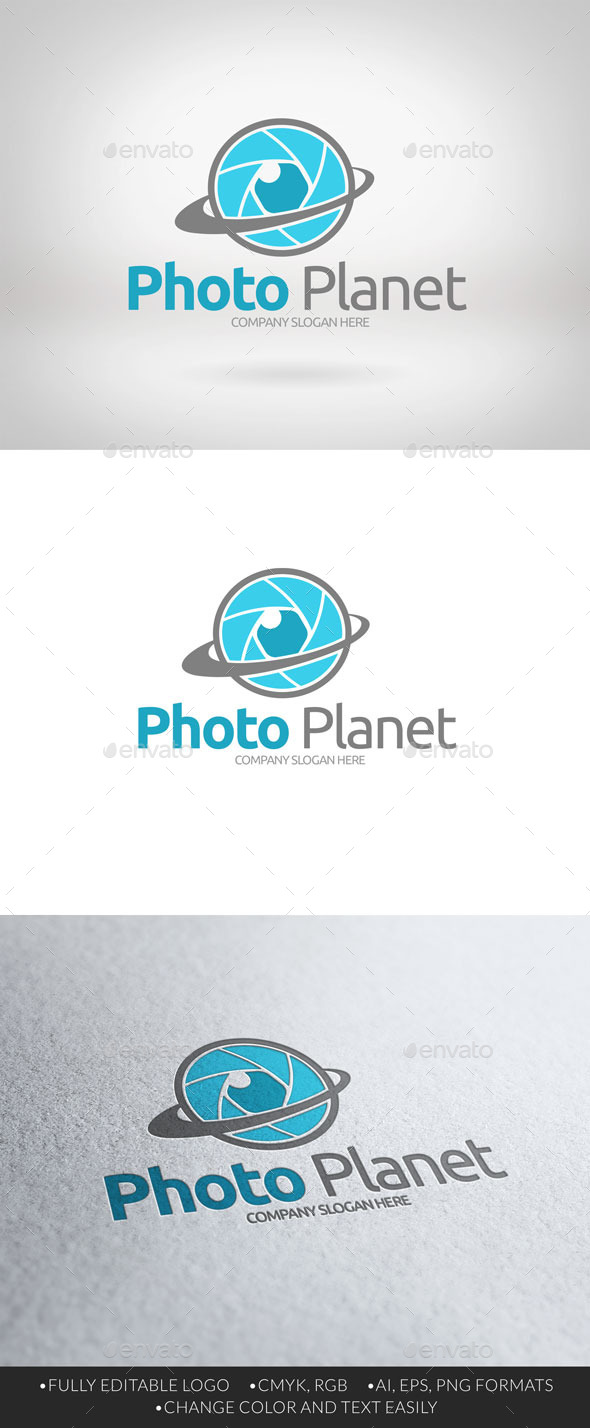GraphicRiver Photo Planet Logo v2 11056243 GraphicRiver Photo Planet Logo v2 11056243