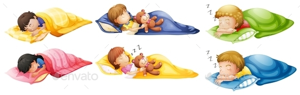 GraphicRiver Kids Sleeping Soundly 11057320 GraphicRiver Kids Sleeping Soundly 11057320