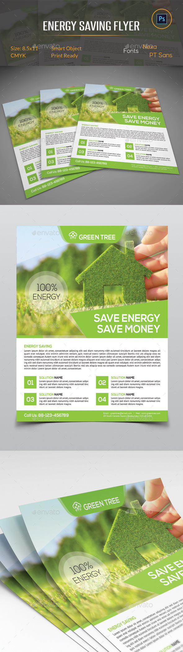 Energy Saving Flyer (Corporate)