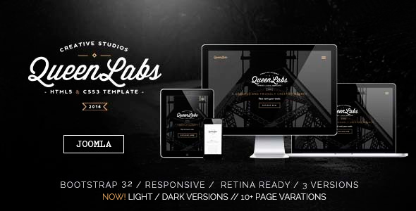 ThemeForest Queen One Page Parallax Responsive Template 10753107 ThemeForest Queen One Page Parallax Responsive Template 10753107