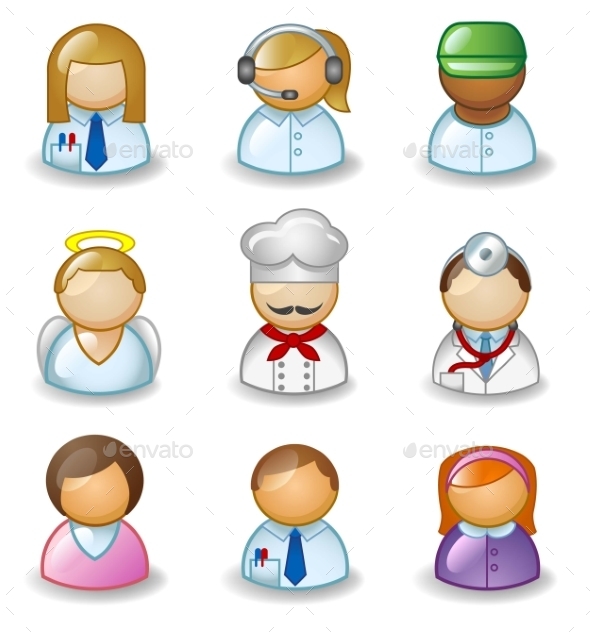 GraphicRiver Avatars as Different Professions 11059657 GraphicRiver Avatars as Different Professions 11059657