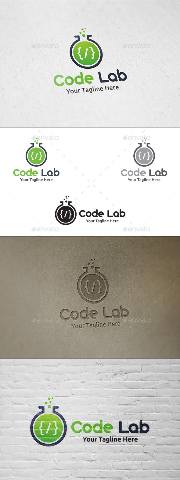 GraphicRiver Code Lab Logo Template 11059764 GraphicRiver Code Lab Logo Template 11059764