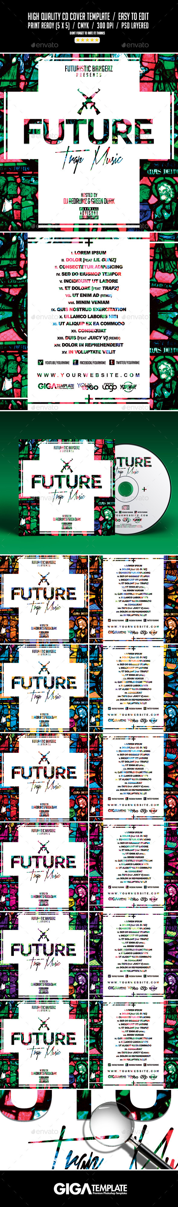 GraphicRiver Future Trap Music Mixtape Album Cover Template 11061320 GraphicRiver Future Trap Music Mixtape Album Cover Template 11061320