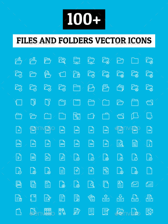 100+ Files and Folders Icon (Icons)