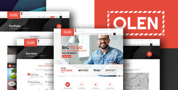 OLEN - Multipurpose Corporate PSD Template