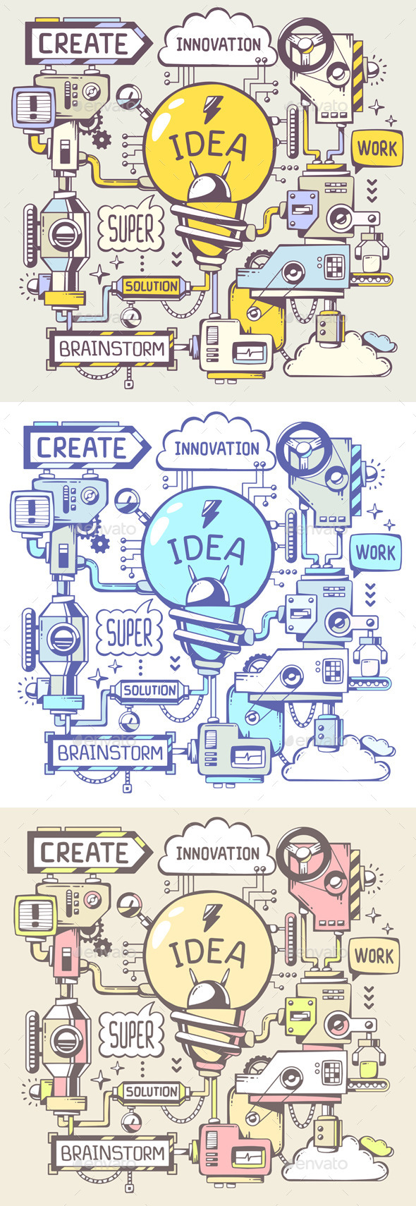 GraphicRiver Model Work of Light Bulb 11062852 GraphicRiver Model Work of Light Bulb 11062852