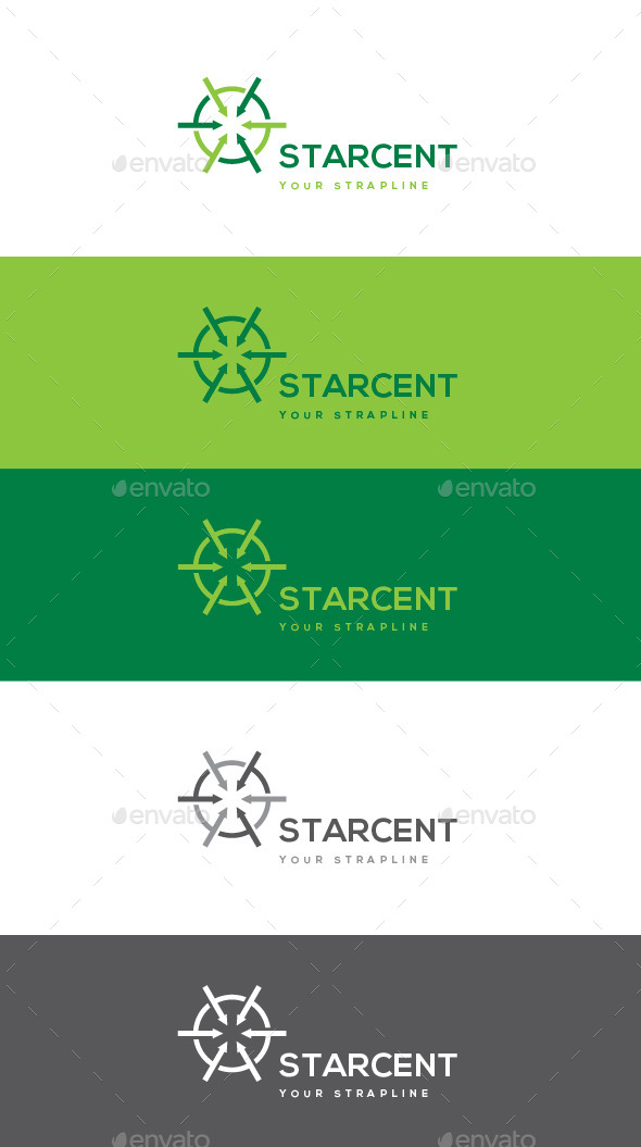 GraphicRiver Starcent Logo 11063143 GraphicRiver Starcent Logo 11063143