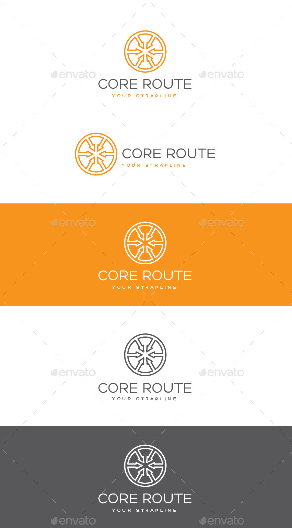 GraphicRiver Core Route Logo 11063153 GraphicRiver Core Route Logo 11063153
