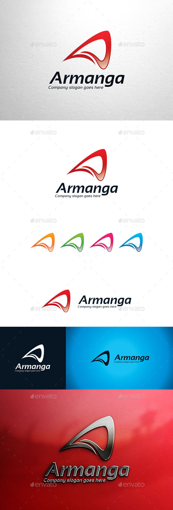 GraphicRiver Armanga Letter A Logo 11063957 GraphicRiver Armanga Letter A Logo 11063957