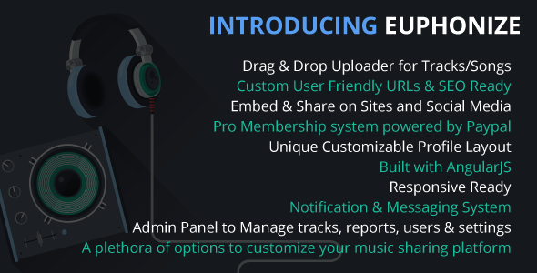 CodeCanyon Euphonize Music Sharing & Social Platform 11064436 CodeCanyon Euphonize Music Sharing & Social Platform 11064436