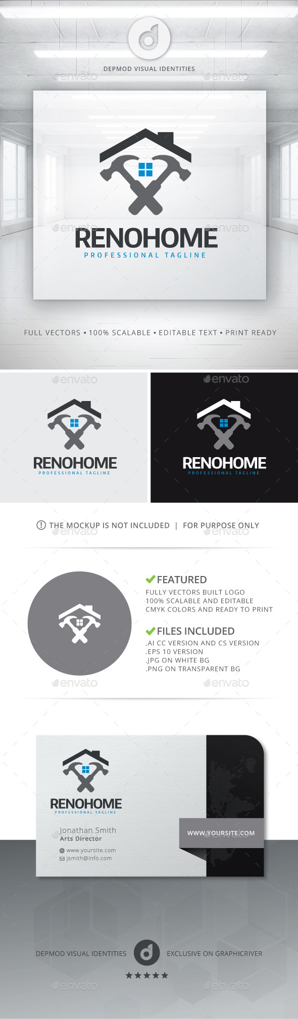 GraphicRiver Reno Home Logo 11065158 GraphicRiver Reno Home Logo 11065158