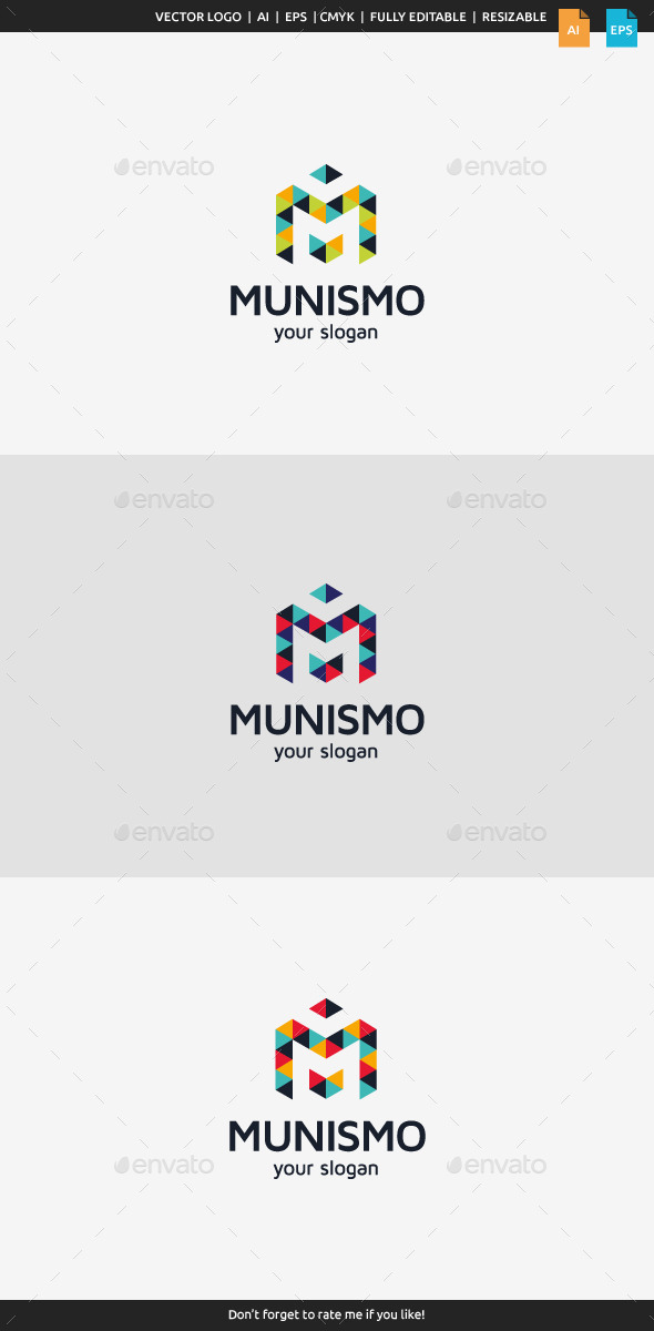 GraphicRiver Munismo Letter M 11067369 GraphicRiver Munismo Letter M 11067369