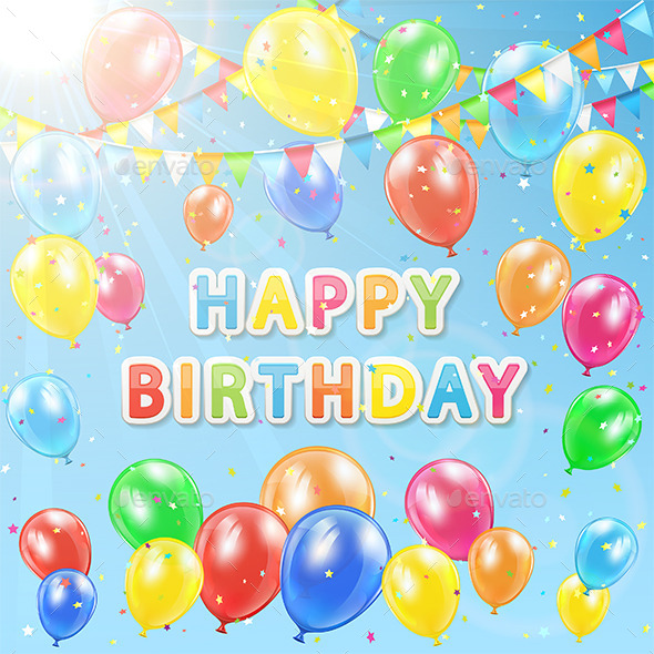 GraphicRiver Colorful Birthday Background 11067933 GraphicRiver Colorful Birthday Background 11067933