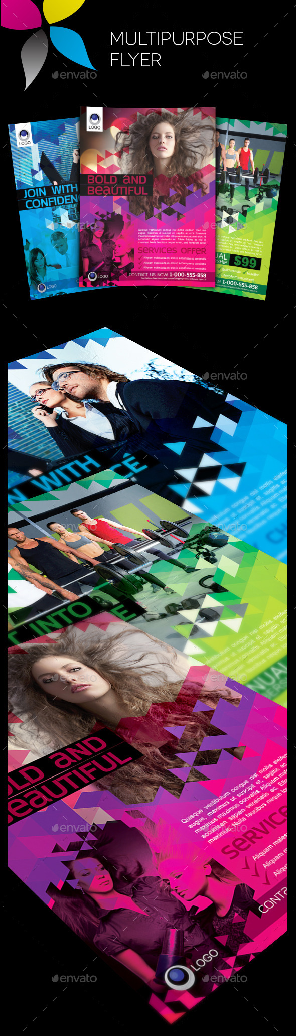 GraphicRiver Multipurpose Flyer 11069158 GraphicRiver Multipurpose Flyer 11069158