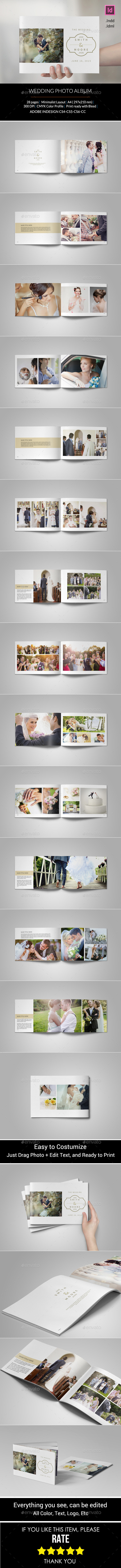 GraphicRiver Simple Wedding Photo Album 11070772 GraphicRiver Simple Wedding Photo Album 11070772