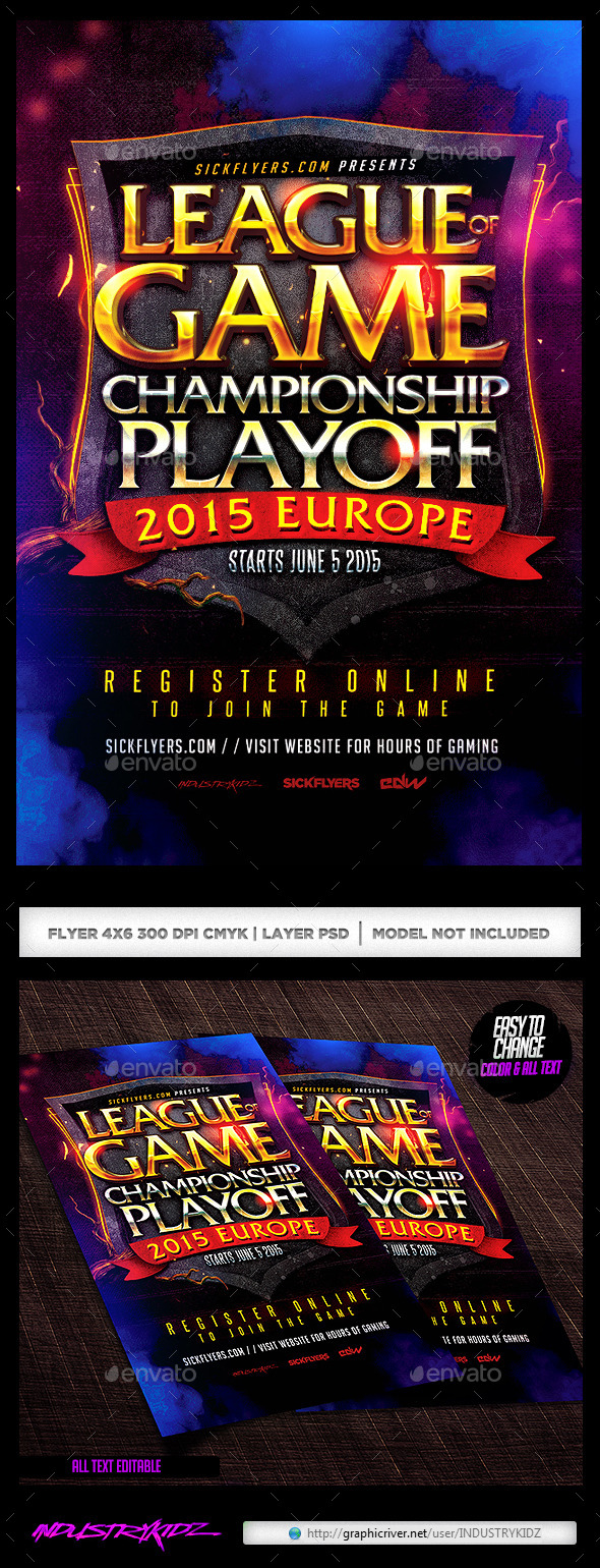 GraphicRiver Online Gaming Flyer 11072900 GraphicRiver Online Gaming Flyer 11072900