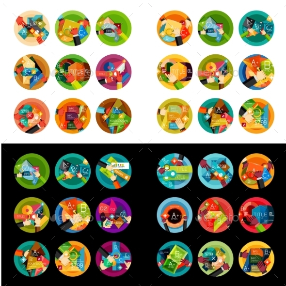 GraphicRiver Infographic Round Labels 11074715 GraphicRiver Infographic Round Labels 11074715