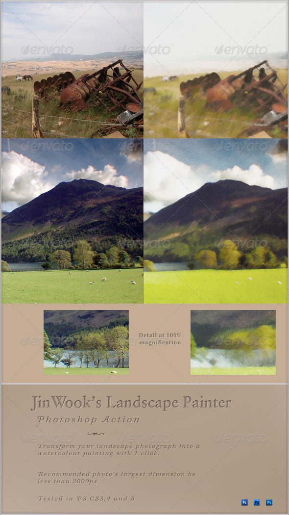 JinWook's Landscape Painter - Photoshop Add-ons