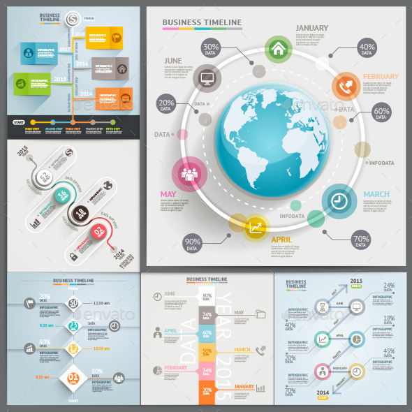 Business Timeline Infographics