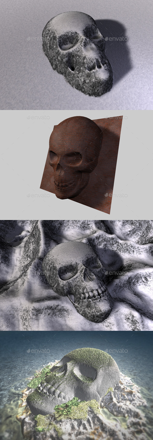 3DOcean Skull Depth Map 1 11078868 3DOcean Skull Depth Map 1 11078868