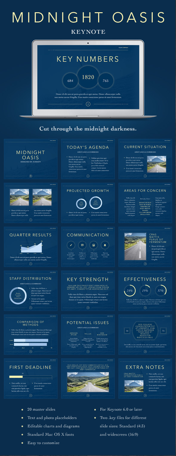 GraphicRiver Midnight Oasis Keynote Template 11079389 GraphicRiver Midnight Oasis Keynote Template 11079389