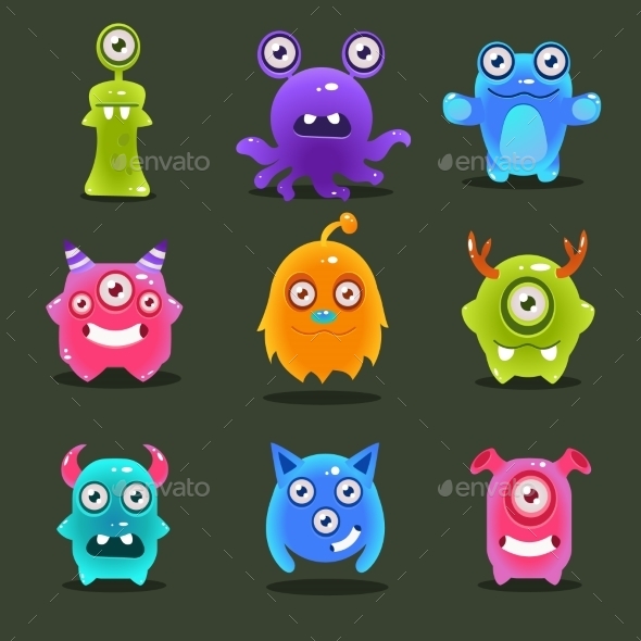 GraphicRiver Monsters Illustration 11079598 GraphicRiver Monsters Illustration 11079598