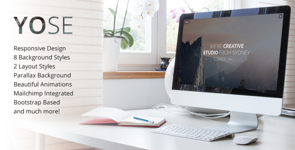 ThemeForest Yose Responsive Coming Soon Template 10350951 ThemeForest Yose Responsive Coming Soon Template 10350951
