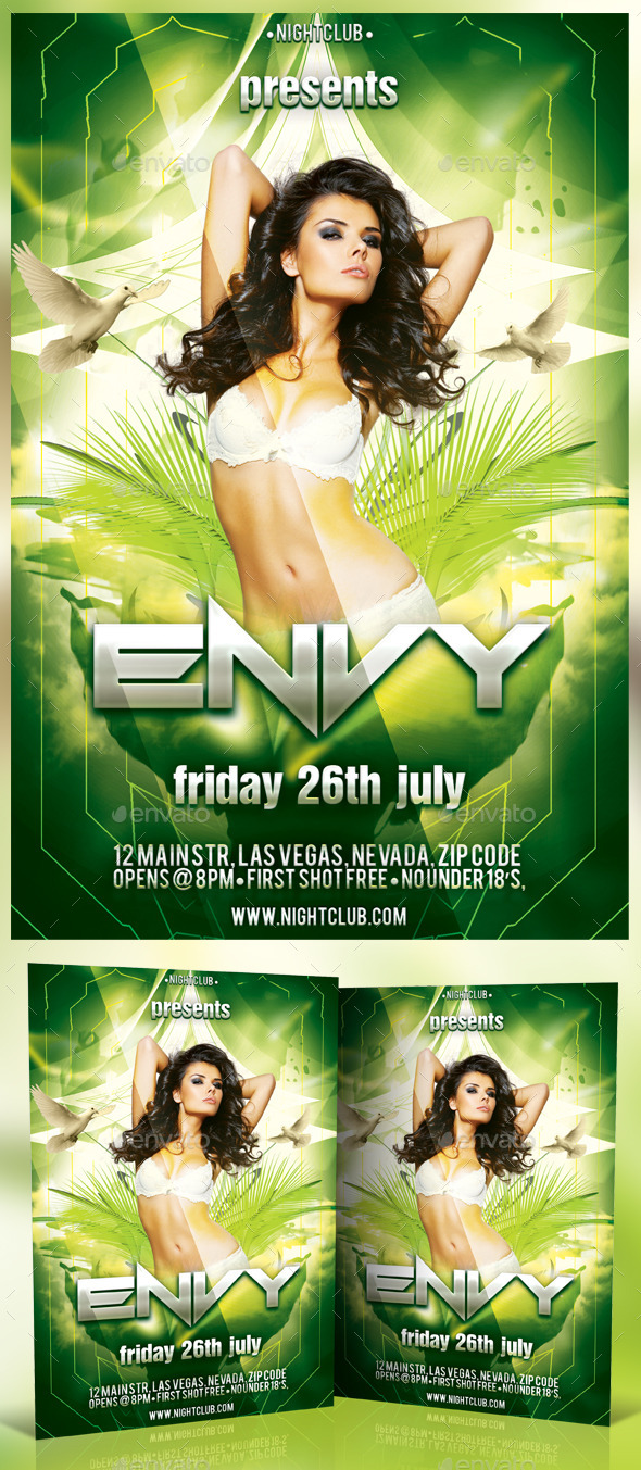 Envy Party Flyer (Clubs & Parties)