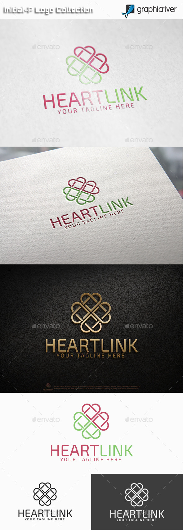 Heart Link Logo (Abstract)