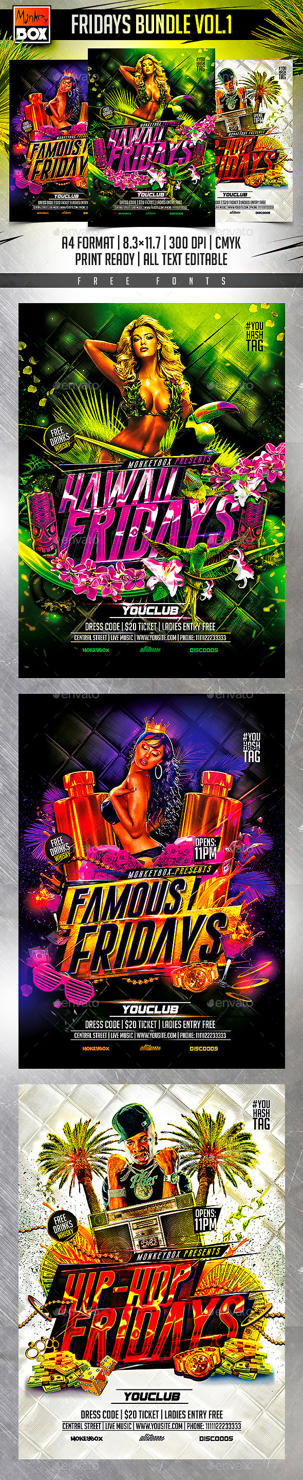 GraphicRiver Fridays Bundle Vol.1 11085954 GraphicRiver Fridays Bundle Vol.1 11085954