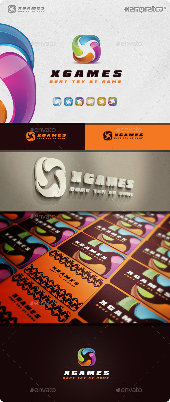 GraphicRiver Letter X Logo 11045550 GraphicRiver Letter X Logo 11045550