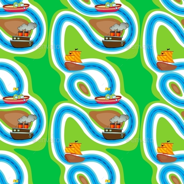 GraphicRiver Seamless Pattern with Kid s Theme 11086259 GraphicRiver Seamless Pattern with Kid s Theme 11086259