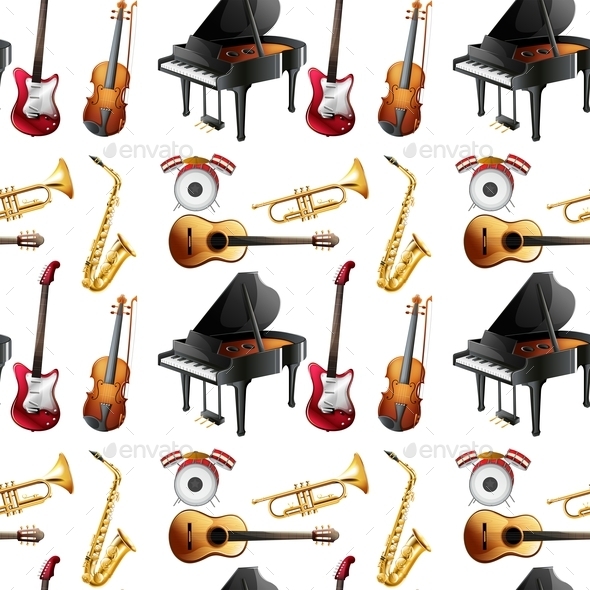GraphicRiver Seamless Instruments 11086303 GraphicRiver Seamless Instruments 11086303
