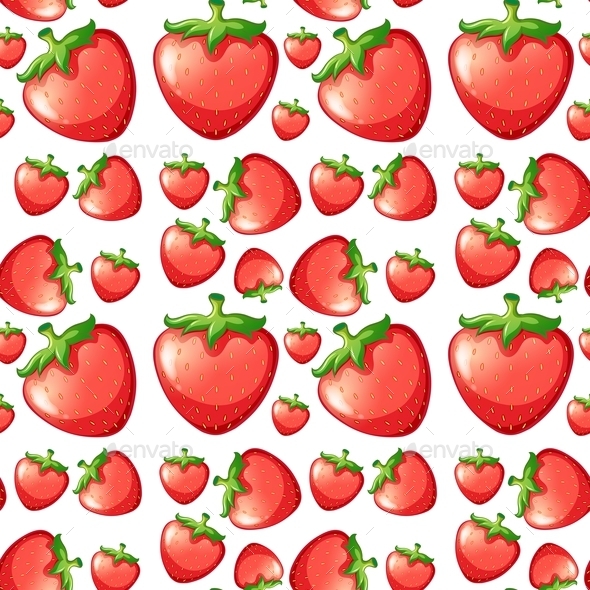 GraphicRiver Seamless Strawberry 11086418 GraphicRiver Seamless Strawberry 11086418