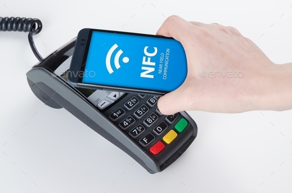 Mobile payment with NFC near field communication technology (Misc) Photo Download