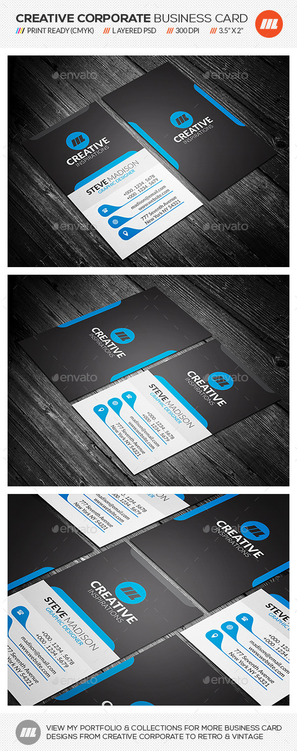 GraphicRiver Creative Corporate Business Card 11087273 GraphicRiver Creative Corporate Business Card 11087273