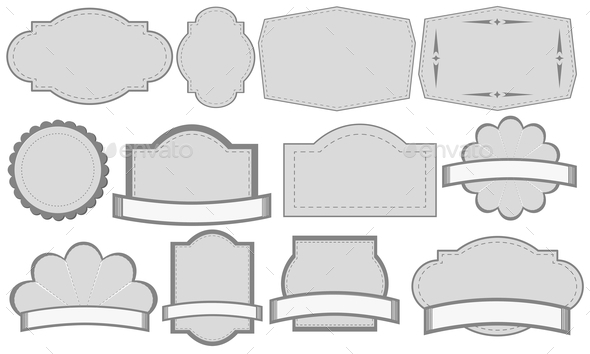 GraphicRiver Grey Labels 11087278 GraphicRiver Grey Labels 11087278