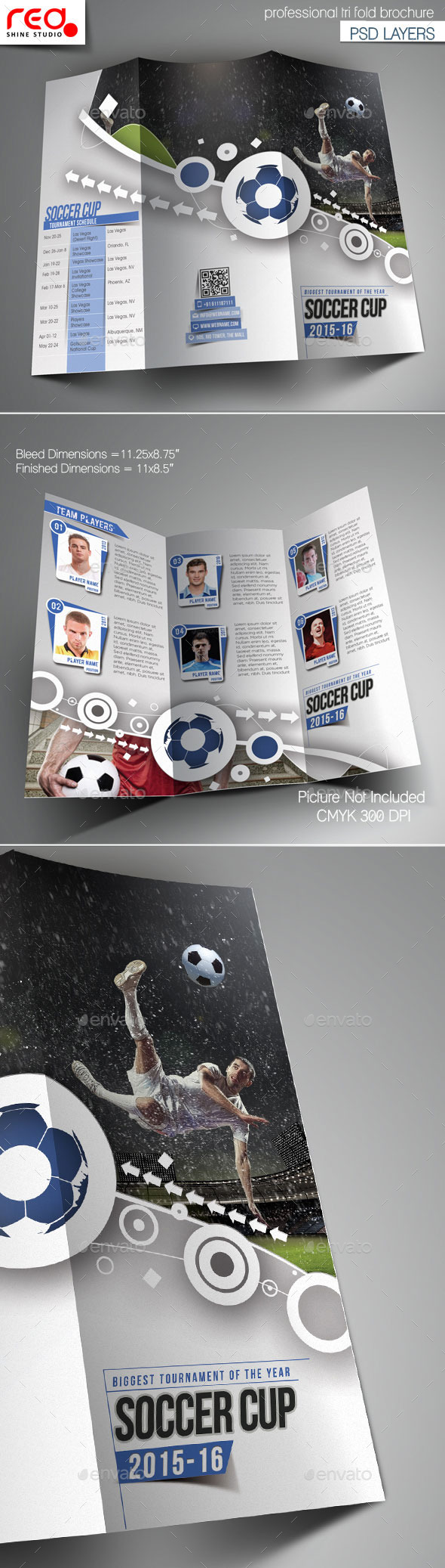 GraphicRiver Football Tournament Trifold Brochure Template 11087824 GraphicRiver Football Tournament Trifold Brochure Template 11087824