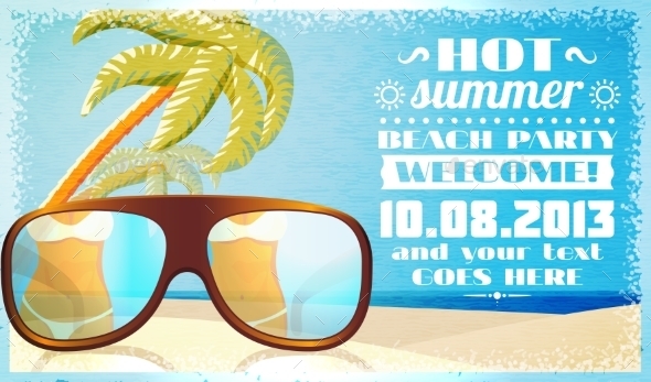 GraphicRiver Summer Beach 11087889 GraphicRiver Summer Beach 11087889