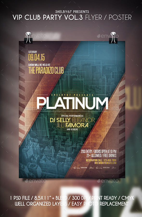 GraphicRiver VIP Club Party Flyer Poster Vol.3 11088324 GraphicRiver VIP Club Party Flyer Poster Vol.3 11088324