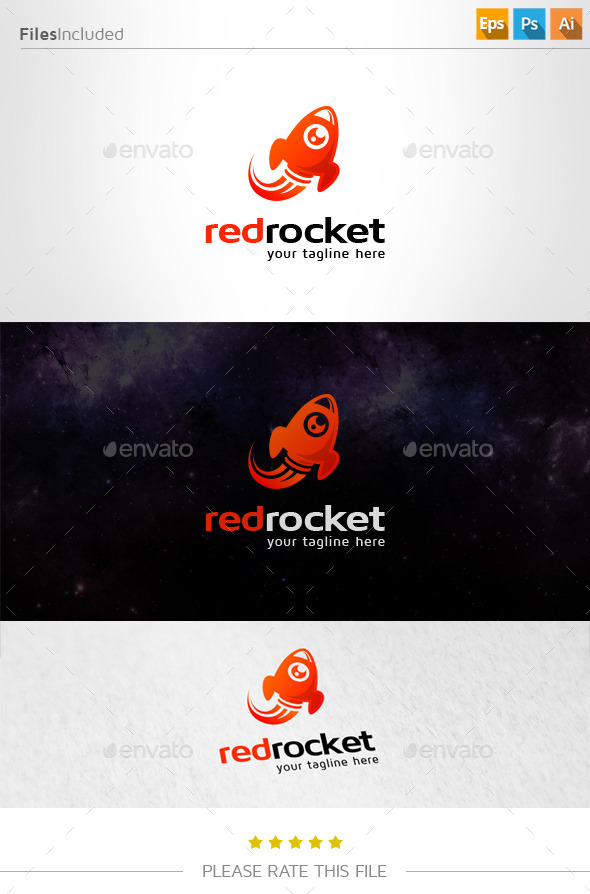 GraphicRiver Rocket Logo 11088681 GraphicRiver Rocket Logo 11088681