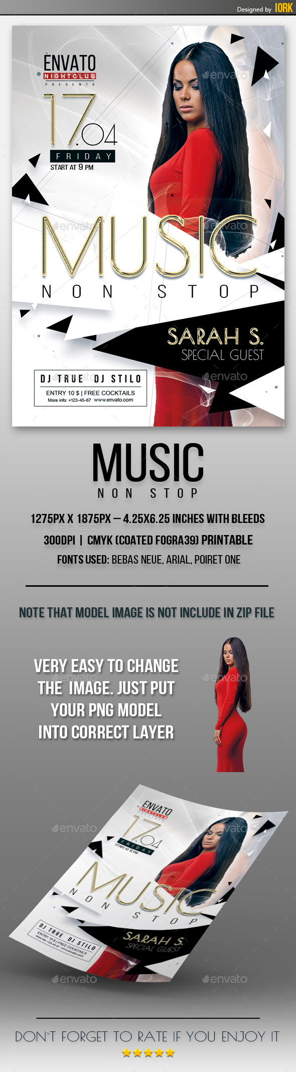 GraphicRiver Music Non Stop Flyer 11088839 GraphicRiver Music Non Stop Flyer 11088839