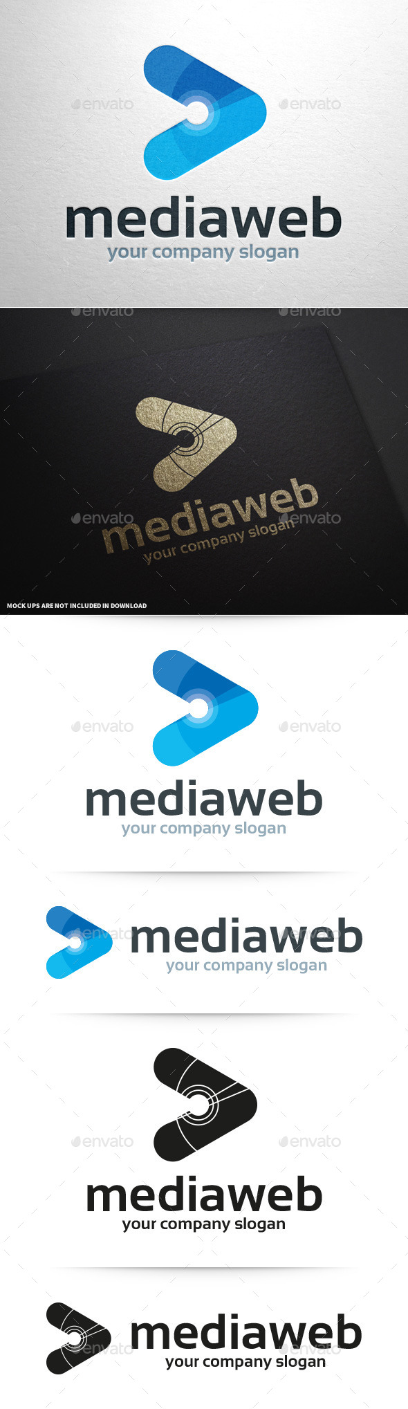 GraphicRiver Media Web Logo Template 11089059 GraphicRiver Media Web Logo Template 11089059