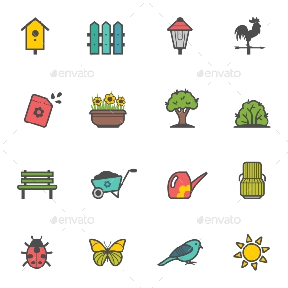 GraphicRiver Garden Tools 11089912 GraphicRiver Garden Tools 11089912