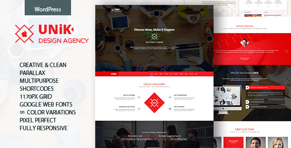 Download Unik – Creative Multipurpose WordPress Theme